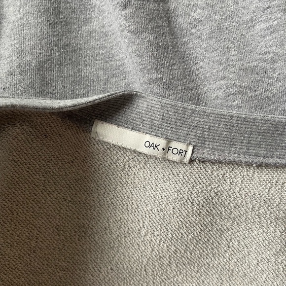 OAK + FORT Open Front Cardigan - Picture 11 of 11